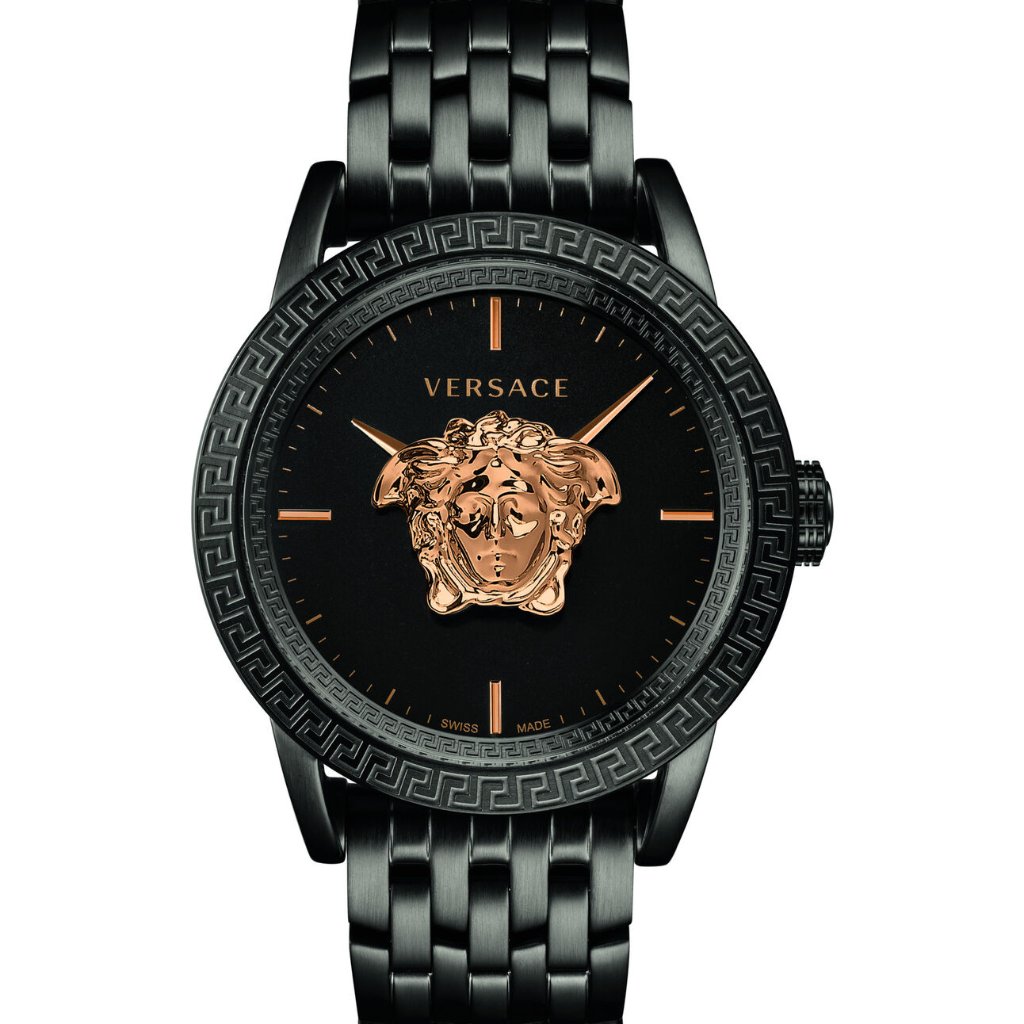 Versace 43mm Black Empire Watch